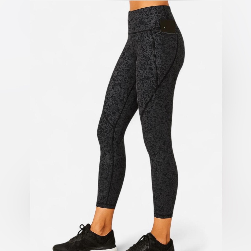 Sweaty Betty Charcoal Patterned Leggings